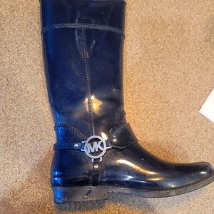 Michael Kors Black Rain Boots